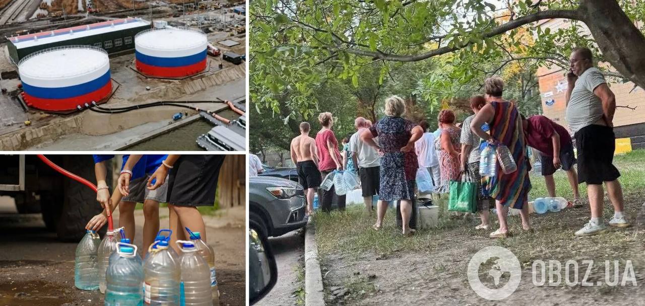 За что боролись, тем и умываются  ДНР получает воду два раза в неделю по несколько часов, и это большой успех   На оккупированных Россией территориях Донецкой области еще сильнее сократили графики подачи воды, которая и так была в дефиците из-за войны с Украиной. Об этом сообщил президенту РФ Владимиру Путину «губернатор» самопровозглашенной ДНР Денис Пушилин. «В Донецко-Макеевской агломерации сейчас раз в три дня на несколько часов подается вода, в Енакиево и группе близлежащих городов — раз в четыре дня, в Мариуполе — раз в два дня», — рассказал он.  По словам Пушилина, такой график увеличивает износ сетей: коммунальщикам приходится ежедневно устранять «сто порывов», а на пике «доходило до двух тысяч» аварий в неделю. А аварии на сетях приводят к потерям до 60% воды в ходе ее перемещения пользователям.
