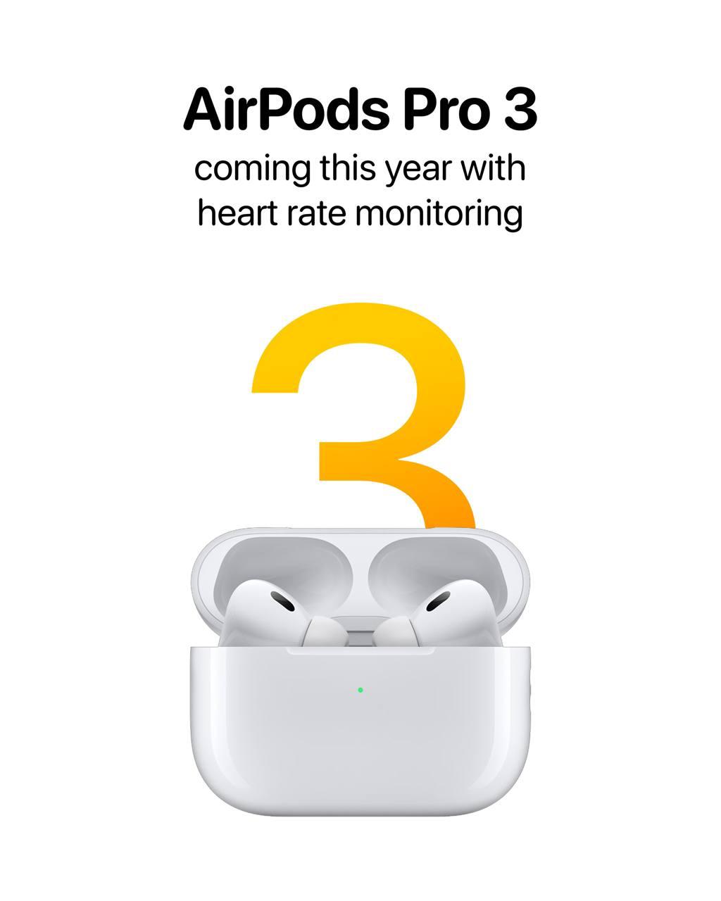 Слух AirPods Pro 3 выйдет осенью 2025 Новинка получит пульсометр как в наушниках Beats maniacvoice
