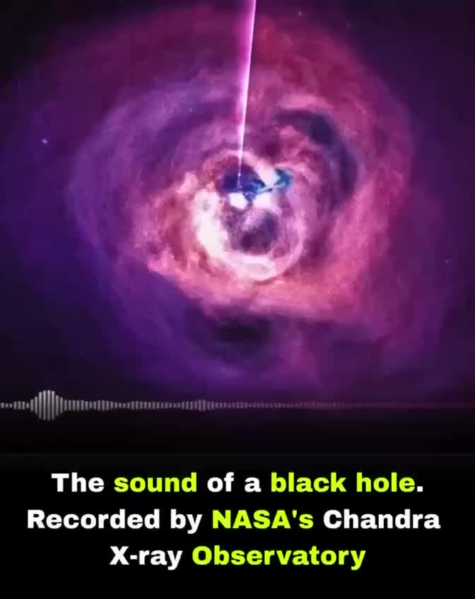NASA представило звуковые волны черной дыры