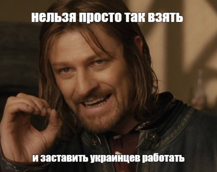 Германии не удалось заставить украинцев работать. Опять.    Программа министра труда Хубертуса Хайля по ускоренному трудоустройству беженцев  Jobturbo  не оправдалась: за первые полгода уровень занятости беженцев с Украины вырос всего лишь на 3,8%. Учитывая факт, что поток незалежных беженцев в Германию стал только выше, выхлопа от программы — примерно ноль. А то и меньше.   Что говорят коллеги? Христианский демократ Штефан Штраке заявляет: «Если программа будет продолжаться такими темпами, то пройдёт ещё десять лет, прежде чем все украинцы будут трудоустроены».  Что ж, немцам не привыкать. 2,5 года ждали прогресса и ещё подождут…