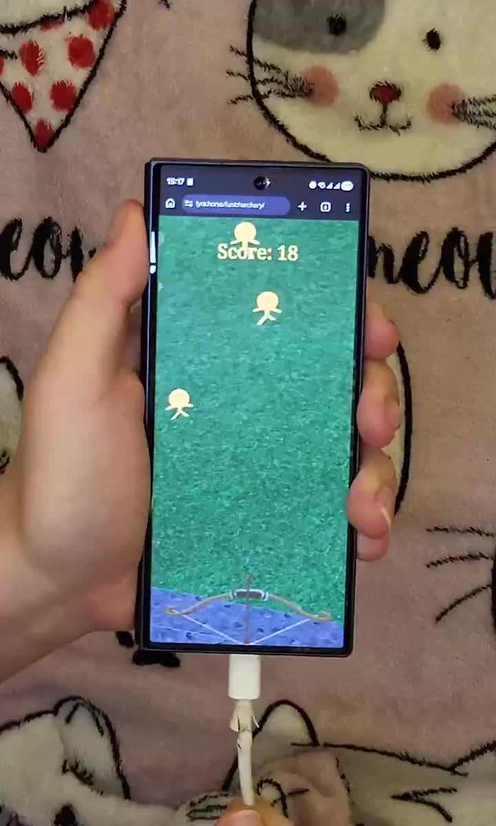 Игры на смартфоне с управлением через зарядный кабель: новый подход от энтузиаста