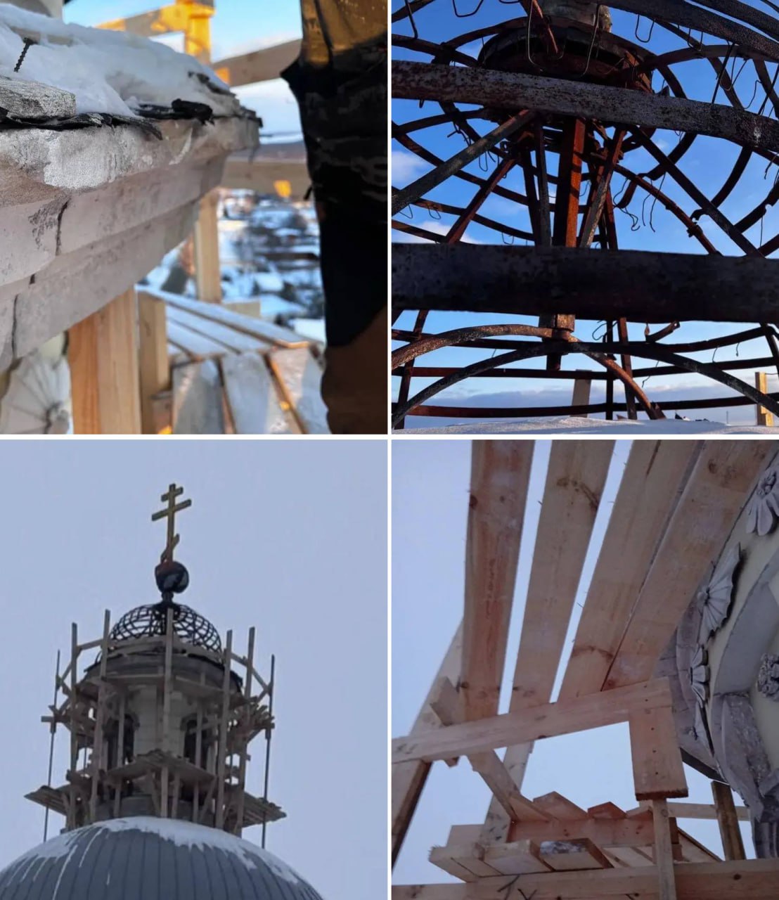 В Тульской области строители и реставраторы восстанавливают Никольский собор который весной 2025 года пострадал от украинского беспилотника В селе Епифань Тульской области ремонтные бригады продолжают восстановление уникального памятника архитектуры Никольского собора заявил губернатор Дмитрий Миляев Правительство области изыскало средства и разработало проект по которому будут воссозданы купол здания и фасад Несмотря на праздничные дни и выходные рабочие кропотливо восстанавливают былой облик храма В конце мая 2025 года беспилотник ВСУ атаковал старинное здание храма в результате чего загорелся купол а в соседних зданиях вылетели окна По счастливой случайности при взрыве никто из жителей села не пострадал Оставляй бусты Подписывайся на Readovka в MAX