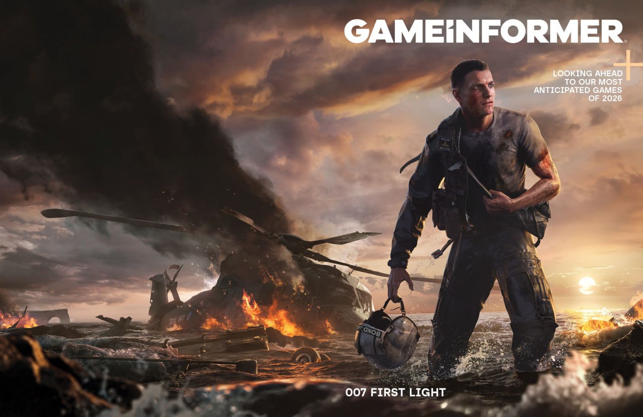Агент 007 со своим разбитым боевым вертолётом будет на обложке нового журнала Gameinformer Возможно в новом выпуске будет что то интересное по игре но узнаем только в ближайшие недели