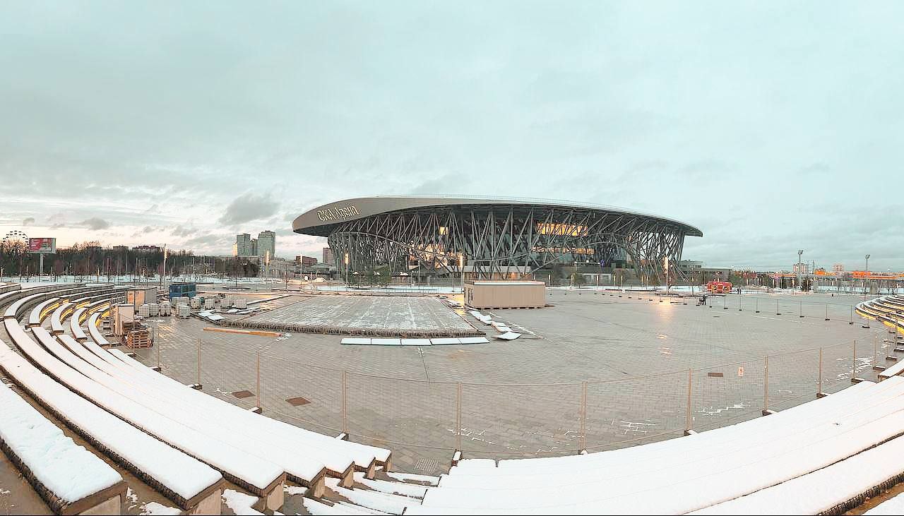 У СКА Арены впервые появится каток Его площадь составит 1750 кв м Выйти на лед можно будет уже 7 декабря Подписывайтесь на наш канал в МАХ agregiruem