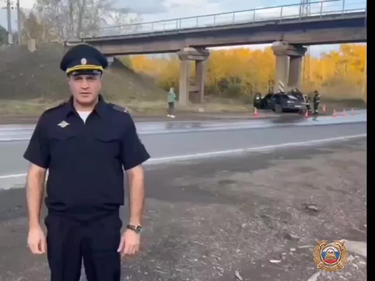 Дорожная авария в Братске: водитель погиб в результате наезда на опору моста