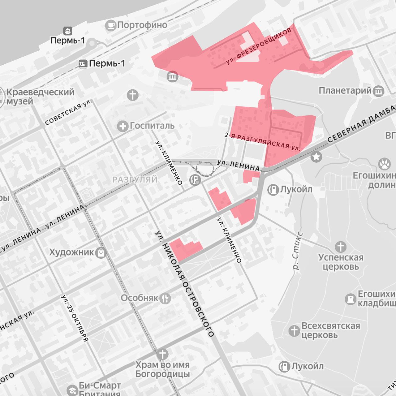 16 в Перми Мы выиграли ещё один аукцион на право комплексного развития территорий в Перми В перспективе 15 лет нам предстоит освоить пять несмежных участков в микрорайонах Городские горки и Разгуляй Их общая площадь составляет почти 16 га Наша компания возьмёт на себя обязательство расселить аварийный частный сектор обновить улично дорожную сеть и предусмотреть в контуре будущей застройки место для детской школы искусств и общественного центра прм