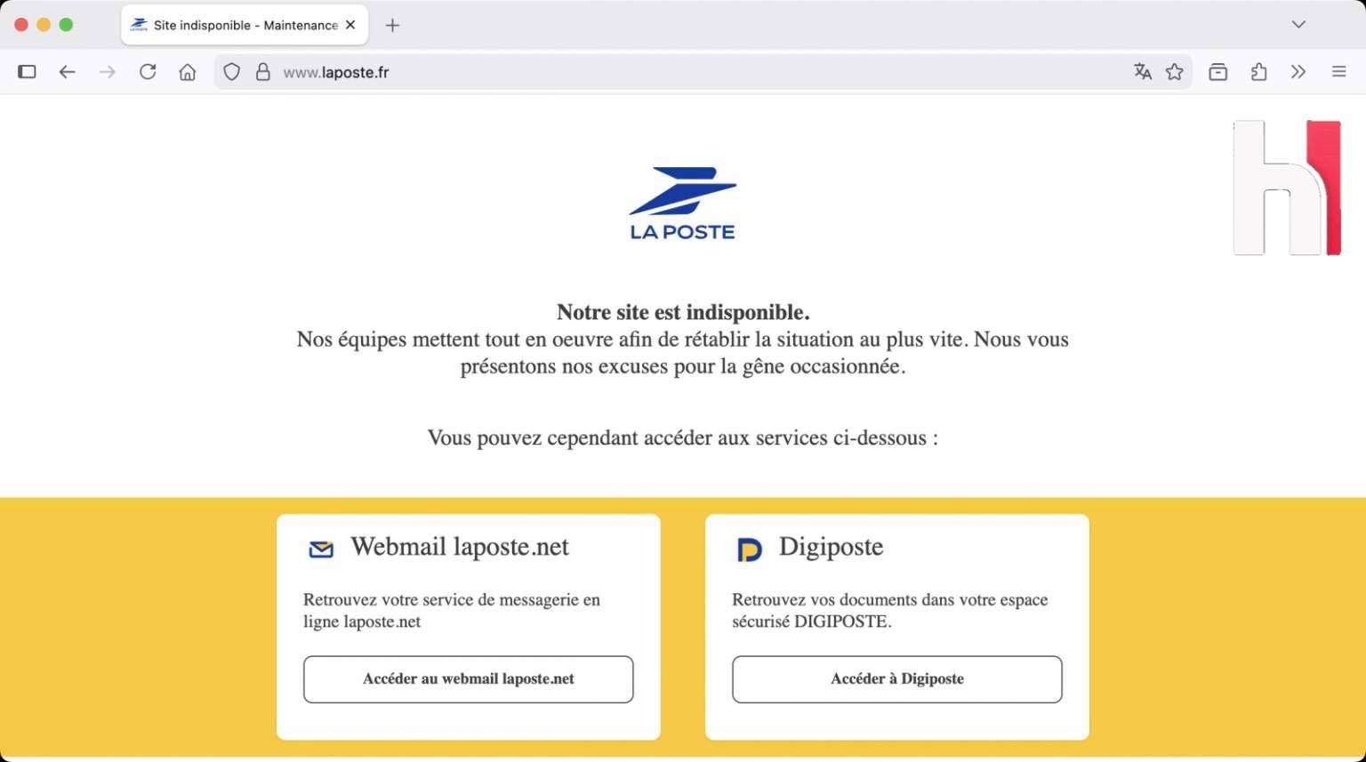 Кибератака нарушила работу почтовых и банковских служб Франции Национальная почтовая служба Франции La Poste сообщила о масштабном сбое который вывел из строя все ее информационные системы La Poste государственная компания с штатом более 250 000 сотрудников входящая в состав Groupe La Poste Группа предоставляет услуги в области доставки посылок и почты банковские и страховые сервисы а также работает с мобильной связью   Из за сбоя была нарушена работа сразу нескольких платформ основного сайта мобильного приложения сервиса цифровой идентификации и платформы для хранения документов Digiposte Французские СМИ сообщают что причиной сбоя стала масштабная DDoS атака которая повлияла на работу компании по всей стране Этичный хакер