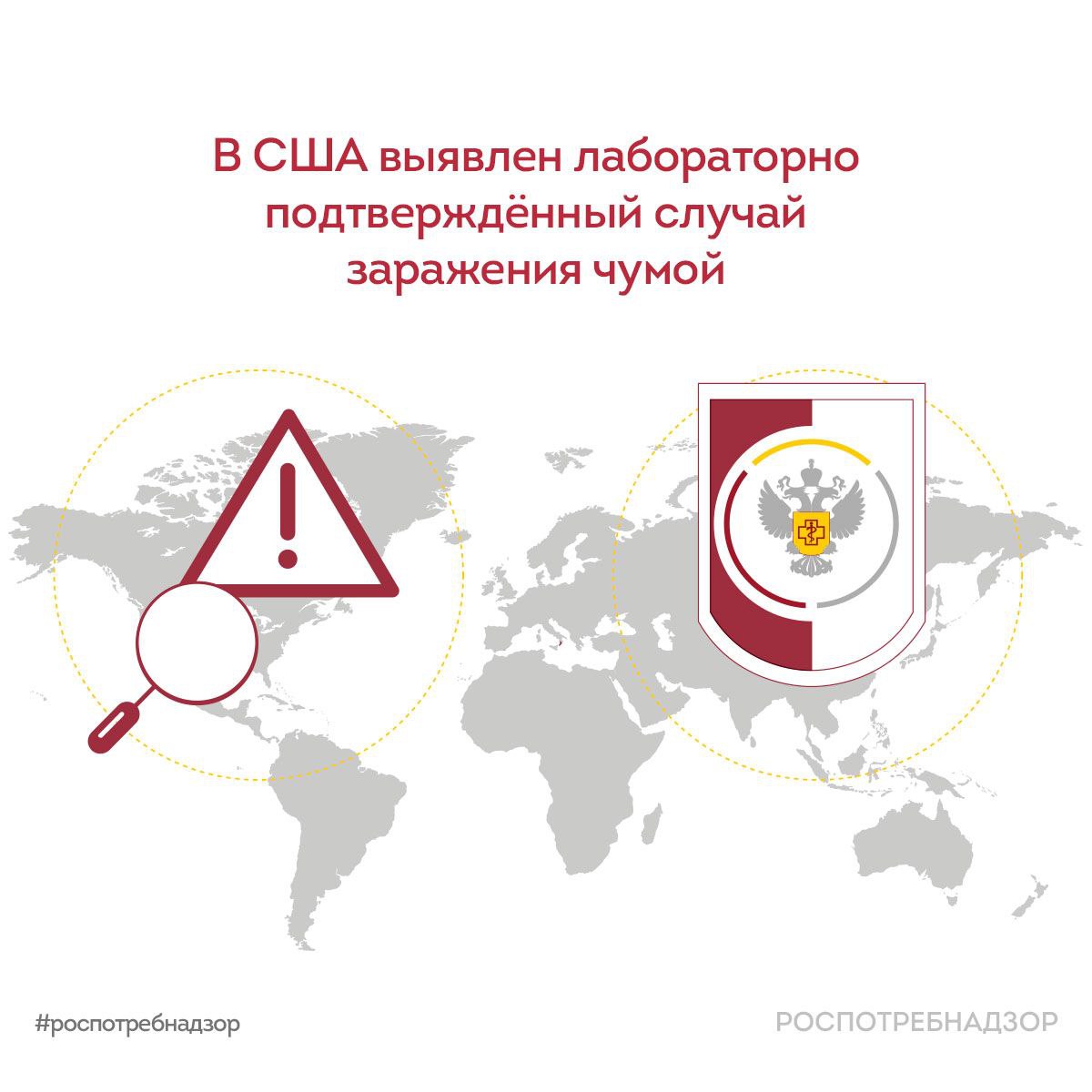 Согласно пресс-релизу администрации округа Коконино, штат Аризона США , от 11.07.2025 г., выявлен лабораторно подтверждённый случай заражения чумой местного жителя. Диагностирована лёгочная форма чумы. По данным СМИ, без упоминания источников, больной поступил в тяжёлом состоянии и умер в день госпитализации. Более подробной информации в открытых источниках не представлено; власти округа и госпиталя указали на то, что не раскрывают прочие сведения в знак уважения к семье погибшего. Природные очаги чумы зарегистрированы на территории 1 5 штатов на западе страны, в том числе в Аризоне. Случаи в США регистрируются практически каждый год в 2024 г. – 3 случая ; часто они происходят в результате контакта местных жителей с домашними животными, заражёнными, в свою очередь, от носителей чумы, например, луговых собачек. По данным СМИ, в недавнем времени в штате наблюдался массовый падёж этих зверьков, что косвенно указывает на возможность эпизоотии чумы. Также сообщалось о случае заражения собаки в соседнем Нью-Мексико в апреле 2025 года. В России, несмотря на наличие природных очагов чумы, подобная ситуация маловероятна благодаря налаженной системе активного эпидемиологического надзора. Специалисты Роспотребнадзора на постоянной основе проводят мониторинг санитарно-эпидемиологической обстановки за рубежом и контролируют эпидемические риски. В рамках федерального проекта «Санитарный щит» для недопущения завоза на территорию РФ опасных инфекционных болезней во всех пунктах пропуска осуществляется усиленный санитарно-карантинный контроль, в том числе с использованием АИС «Периметр», позволяющей оценить и минимизировать риски завоза опасных инфекционных болезней. Ситуация на контроле Роспотребнадзора. #новости_Роспотребнадзора