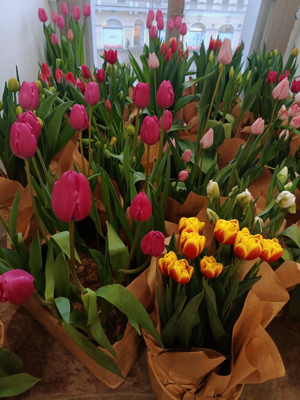 В Думской башне выставят пять тысяч тюльпанов 27 февраля в Думской башне начнется ежегодный фестиваль Весна на высоте Пространство заполнят пятью тысячами тюльпанов сообщает Blog Fiesta На одном из ярусов башни также появится зона для фотографий с зеркалами и цветами Купить билеты в Думскую башню можно на ее сайте они стоят от 300 до 500 рублей Где еще посмотреть на цветы В Ботаническом саду до 9 марта будет проходить фестиваль тюльпанов и сирени билеты стоят от 600 до 900 рублей А в гостиных Александровского дворца можно посмотреть на кусты сирени они должны цвести до конца апреля Фото страница Думской башни во ВКонтакте Подписывайтесь на Бумагу и предлагайте новости