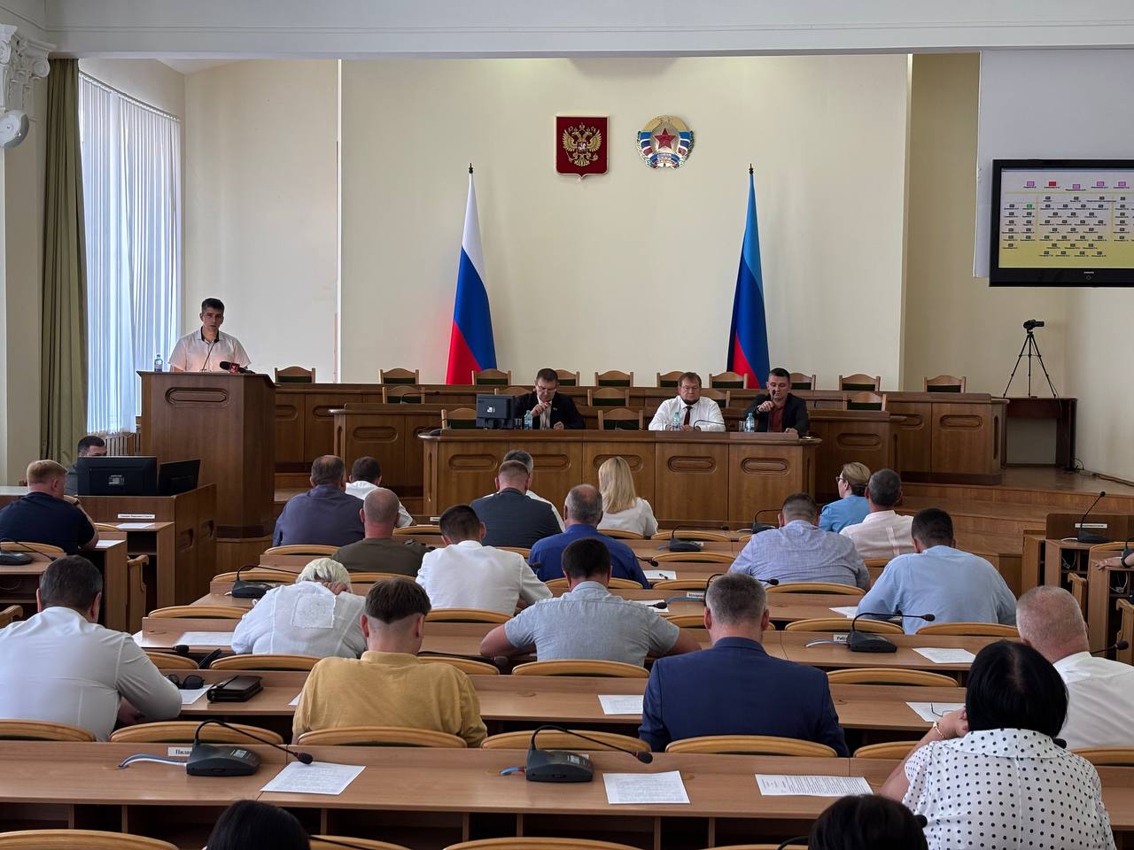  В ЛНР сдвинули процесс сдачи норм ГТО Сообщил министр спорта Республики Несмотря на это 112 человек приняло участие в мероприятии в Первомайске через госуслуги и регионы шефы. До 1 августа создадут региональный центр тестирования. В нашем регионе уже есть 19 обученных судей, - Олег Шеренешев Вести. Луганск Подписаться Прислать новость