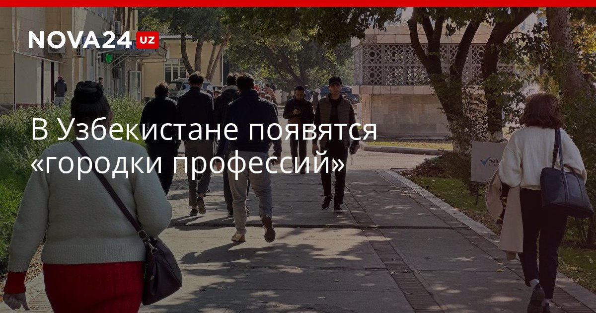 В Узбекистане появятся городки профессий Организации появятся на базе техникумов и будут ориентировать школьников на современные профессии nova24 uz 321635 YouTube Instagram Telegram