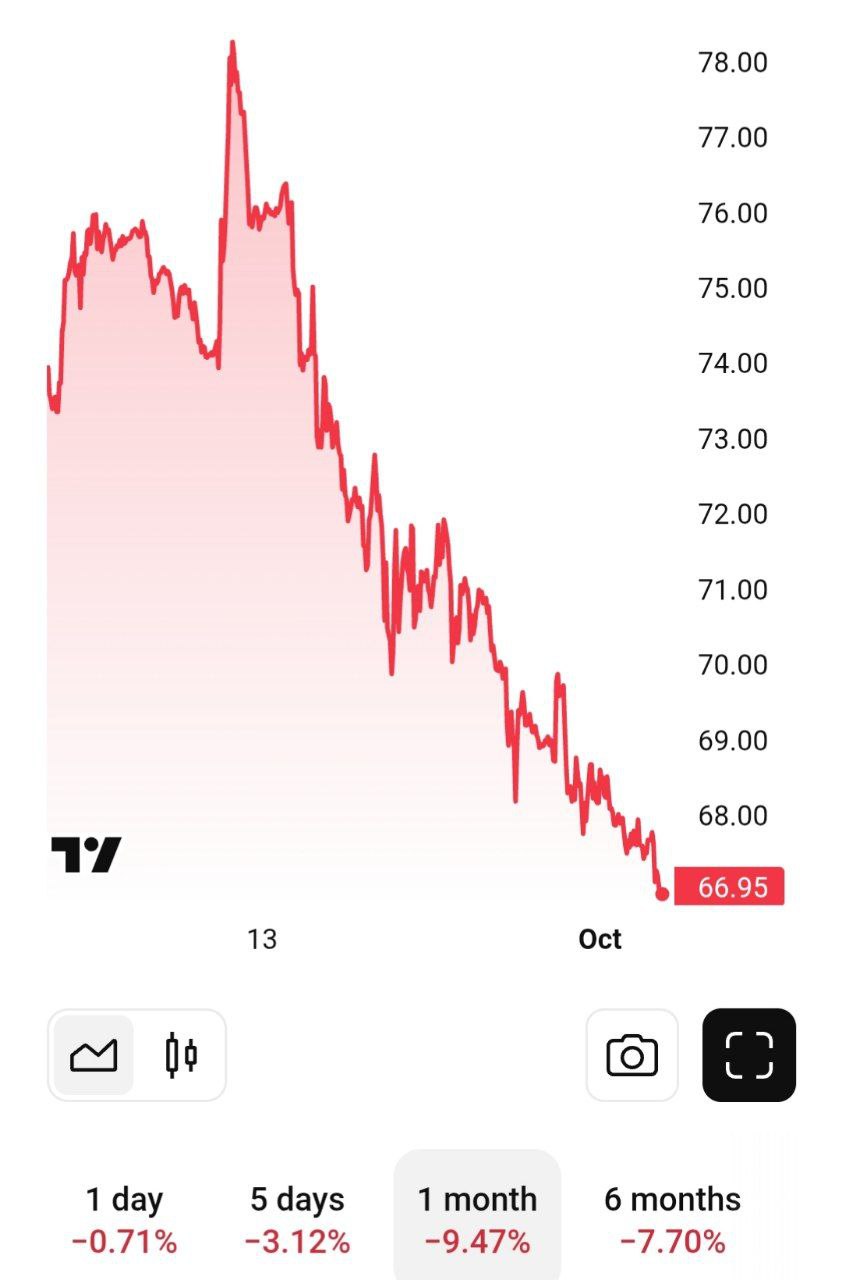 Акции банка ВТБ снизились ниже цены недавней допэмиссии 67 рублей banksta