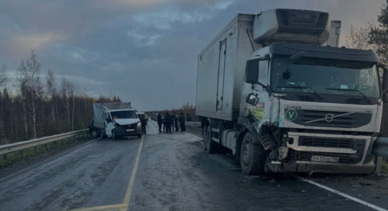 Один человек погиб двое пострадали в массовом ДТП под Муравленко В результате происшествия движение транспорта стороны в районе моста через реку Пякупур перекрыто в обе стороны Ориентировочное время восстановления проезда 3 часа В результате столкновения Lada Niva двух Газелей и большегруза Volvo пострадали два человека пассажирка Lada погибла на месте Ямал Смерть ДТП