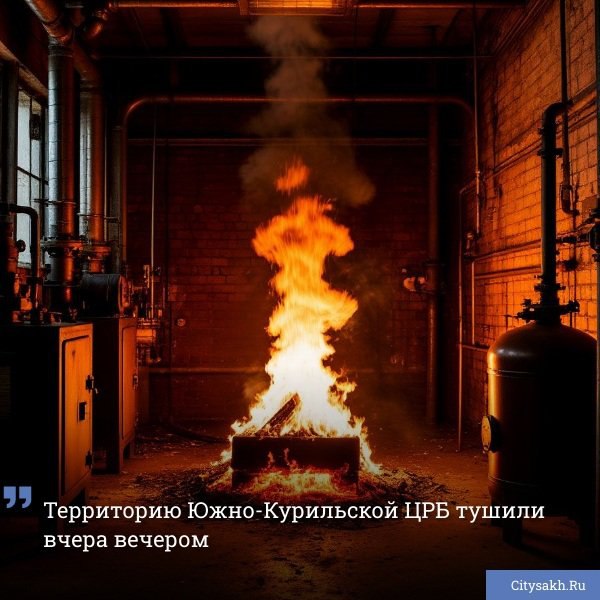 Вчера, 23 июня, южнокурильские пожарные успешно потушили возгорание на территории Центральной районной больницы.