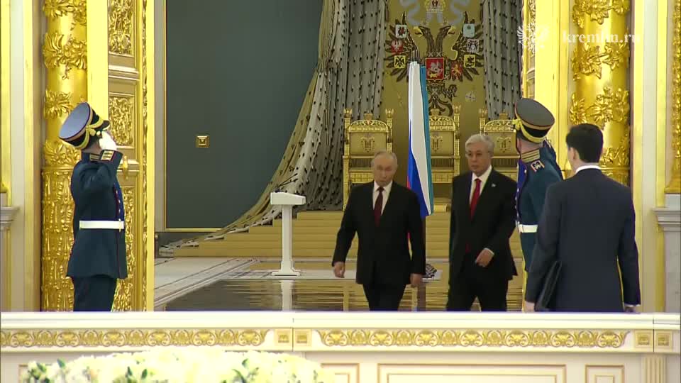 Продолжение российско-казахстанских переговоров в Кремле