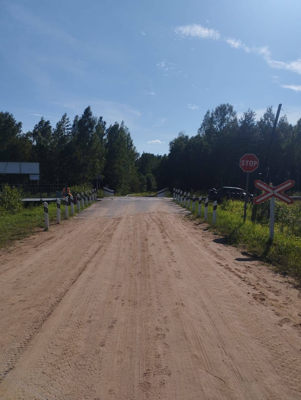 Поезд врезался в легковушку на переезде Тальцы-Мологские — Горятино в Ленобласти Водитель иномарки выехал на пути перед приближающимся поездом, и столкновения избежать не удалось Он получил травмы и был госпитализирован