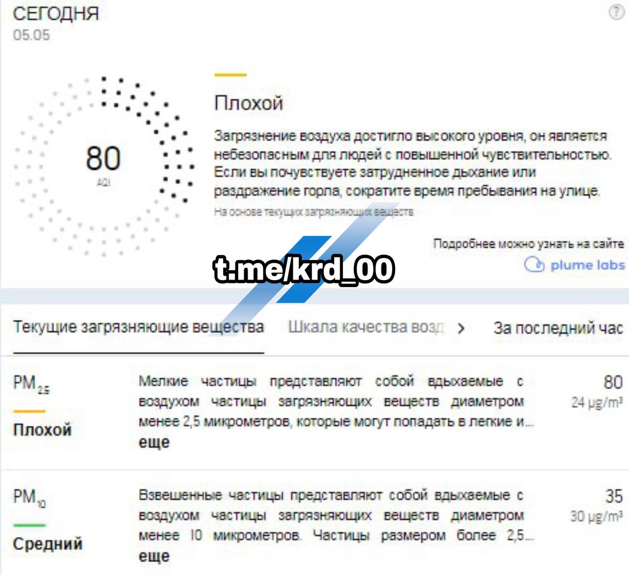 Качество воздуха в Краснодаре — плохое В МЧС Кубани заявили, что в Краснодаре ничего не горит, однако горожане всё равно продолжают чувствовать вонь. По данным источников, на территории Адыгеи жгут солому. _____________________________ Есть интересная новость? Присылайте нам Краснодар Сегодня ПРИСЛАТЬ НОВОСТЬ