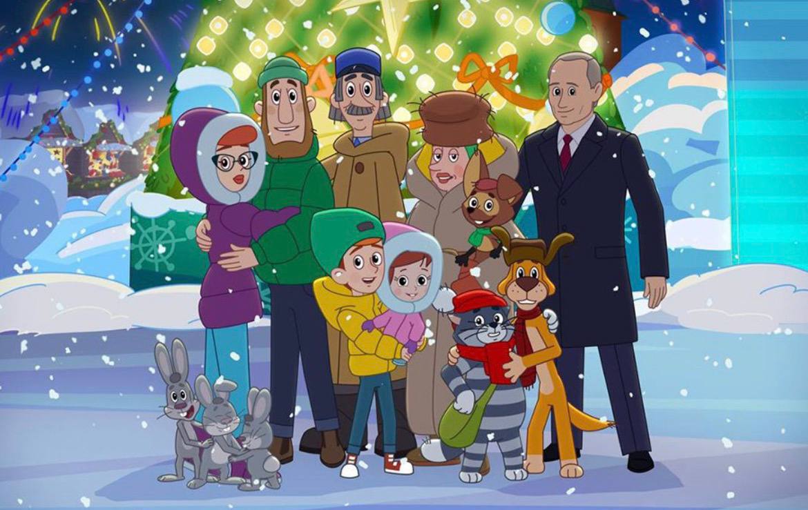 Появились первые кадры из серии Простоквашино с Владимиром Путиным Oб этом пишет РБК На них президент РФ стоит в окружении легендарных героев мультика Дяди Федора Почтальона Печкина и других investingcorp