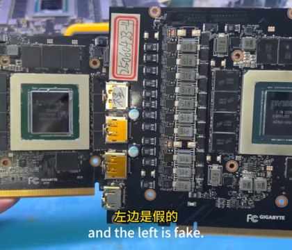 Производство поддельных RTX 4090 с чипами от RTX 3000 вышло на новый уровень — как их отличить  Несколько месяцев назад стало известно, что на китайских торговых площадках появились поддельные RTX 4090 с чипами от RTX 3090 и RTX 3080 Ti. Первые версии подделок можно было распознать по неверному расположению SMD-компонентов на подложке чипа.  Читать далее