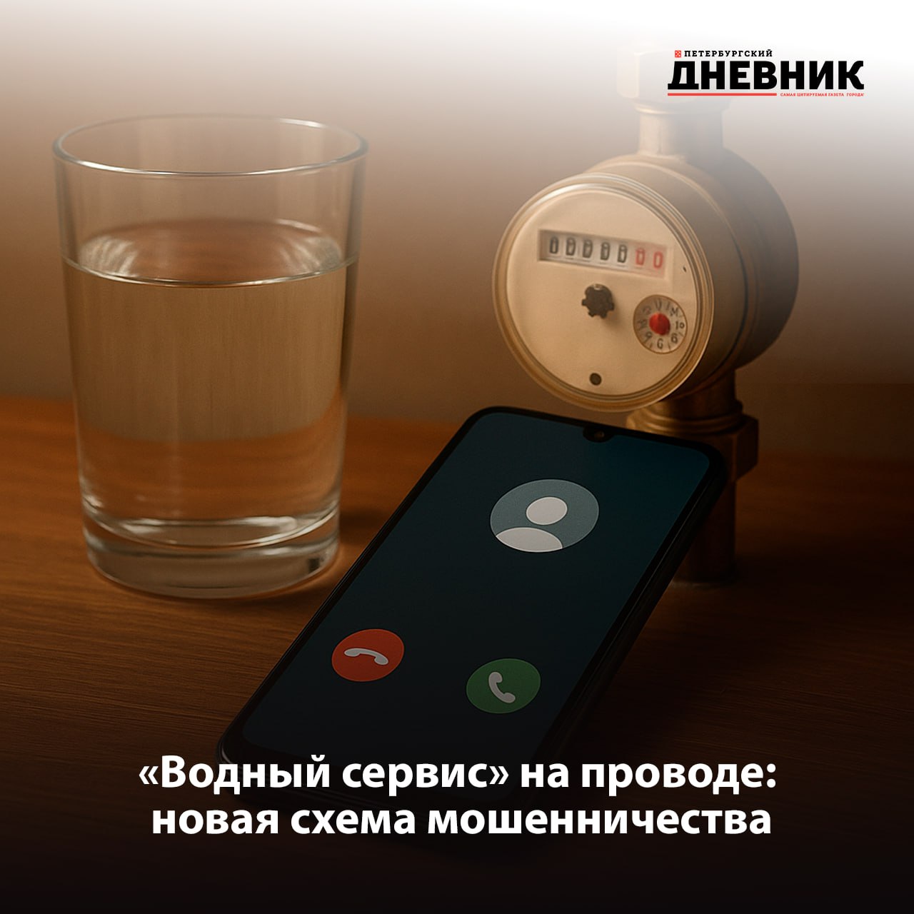 Мошенники придумали проверку качества воды Злоумышленники звонят от имени Водоканала и предлагают заменить счётчик или провести лабораторную проверку воды В ходе разговора они просят продиктовать код из СМС с этого момента запускается цепочка обмана После передачи кода жертве сообщают о якобы взломанном аккаунте на Госуслугах затем следует звонок уже из банка Под предлогом защиты средств человека убеждают перевести деньги на безопасный счёт который на самом деле принадлежит мошенникам Специалисты напоминают коды из СМС нельзя сообщать никому а при сомнительных звонках лучше сразу положить трубку и перезвонить по официальным номерам служб или банков Переводы на резервные и проверочные счета всегда признак мошенничества Фото DALL E Подписаться на Петербургский дневник в МАХ