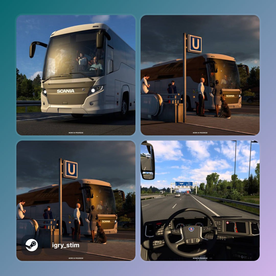 Официально: в Euro Truck Simulator 2 скоро добавят автобусы — страница DLC уже появилась в Steam Задача игроков: Перевозить людей по европейским маршрутам, соблюдать расписание, делать обязательные остановки и быть внимательными на трассе Точная дата релиза пока не раскрыта. — Ждём Steam Игры Чат