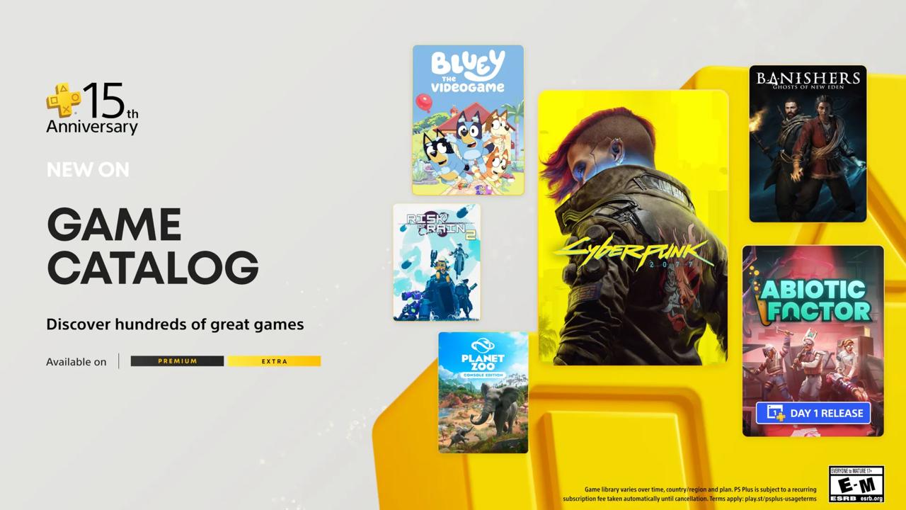 Cyberpunk 2077 только что добавили в библиотеку PS Plus Extra и Premium / Deluxe — по подписке можно пройти всю игру кроме дополнения Phantom Liberty. А совсем скоро в тех же тарифах сервиса также появятся: Abiotic Factor Banishers: Ghosts of New Eden Bluey: The Videogame Planet Zoo Risk of Rain 2 Tropico 6 New World: Aeternum Twisted Metal 3 только в Premium / Deluxe Twisted Metal 4 только в Premium / Deluxe Все игры из списка станут доступны 15 июля, кроме Abiotic Factor — кооперативный выживач попадет в подписку уже после релиза, 22 числа. «Кинопоиск Игры»
