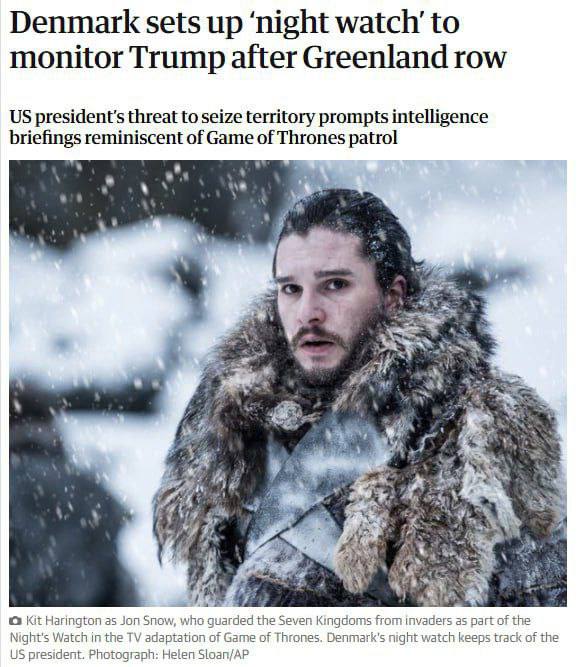 Дания создала ночной дозор МИД для мониторинга заявлений и действий Трампа пока чиновники спят Каждый вечер в 17 00 начинается дежурство которое готовит утренний брифинг в 7 00 для правительственных ведомств Источник The Guardian По данным Politiken в офисе наблюдателя есть справочник прямых линий связи с высокопоставленными чиновниками для вызова дипломатической чрезвычайной ситуации связанной с Трампом Помимо должности наблюдателя Дания также удвоила количество сотрудников в своем посольстве в Вашингтоне округ Колумбия которые могут реагировать на любые агрессивные заявления президента США Официальные лица из США Дании и Гренландии планируют встретиться в Нуке в декабре для обсуждения гражданского и военного сотрудничества Перед встречей министр иностранных дел Дании Ларс Расмуссен вновь подчеркнул что Трамп и США должны держать руки подальше от Гренландии