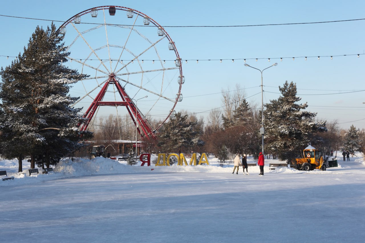 Каток на острове Конный в Иркутске откроют 22 декабря Ждем уже скоро пойдем кататься irktoday