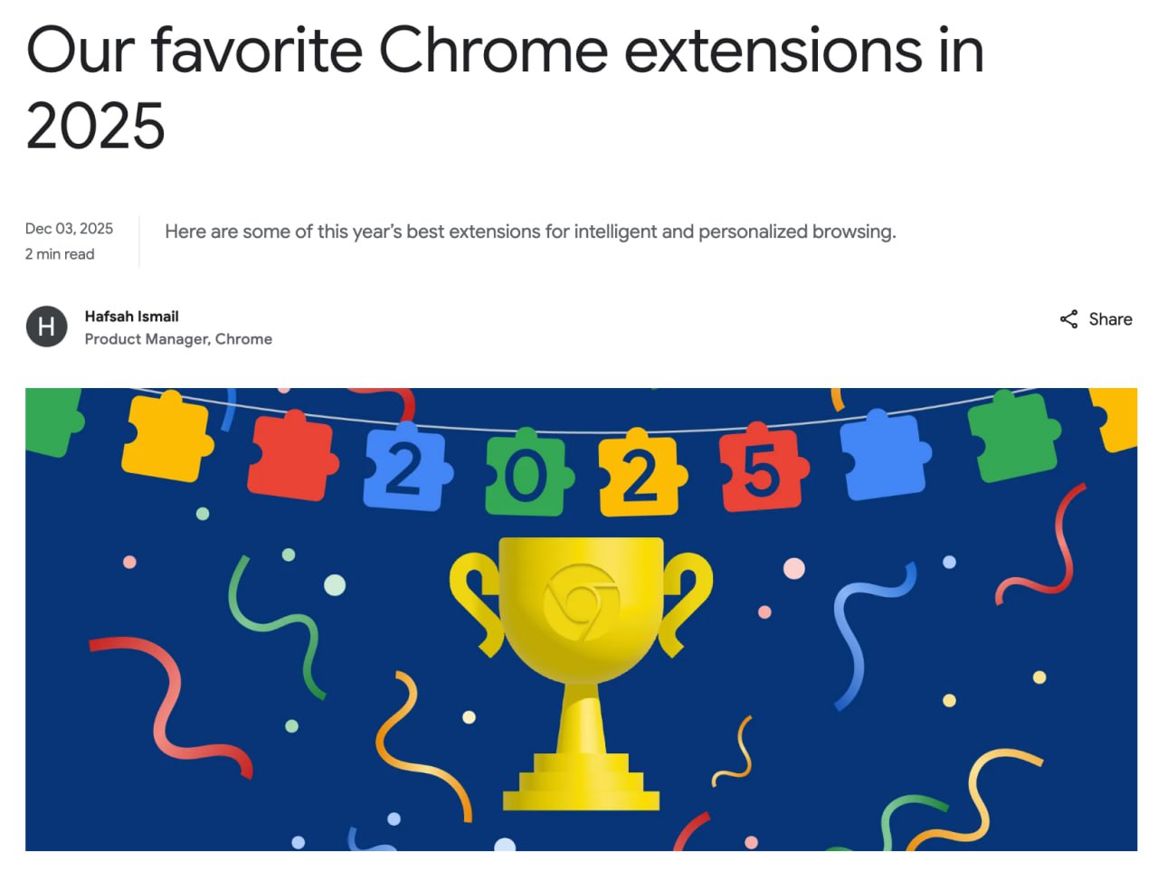 Топ расширения 2025 года от Google Google представила свои любимые расширения для Chrome на 2025 год Среди них HARPA AI для автоматизации работы в интернете и Quillbot который помогает работать с текстами Также выделили Monica и Sider для удобного доступа к нейросетям Fireflies и Bluedot для заметок и QuestionAI для помощи учащимся Adobe Photoshop предоставляет доступ к веб версии Фотошопа а Phia TechGPTNews