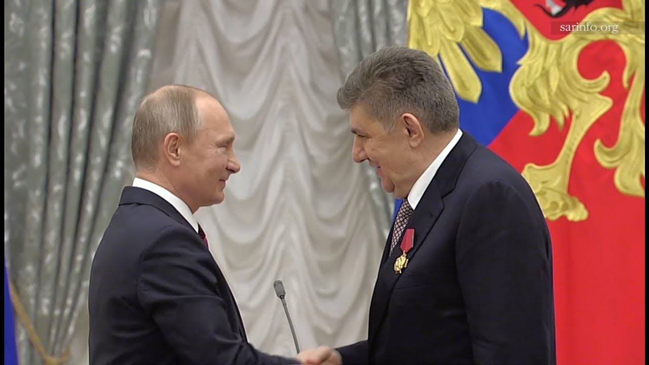 Путин поздравил Союз армян России с 25 летием
