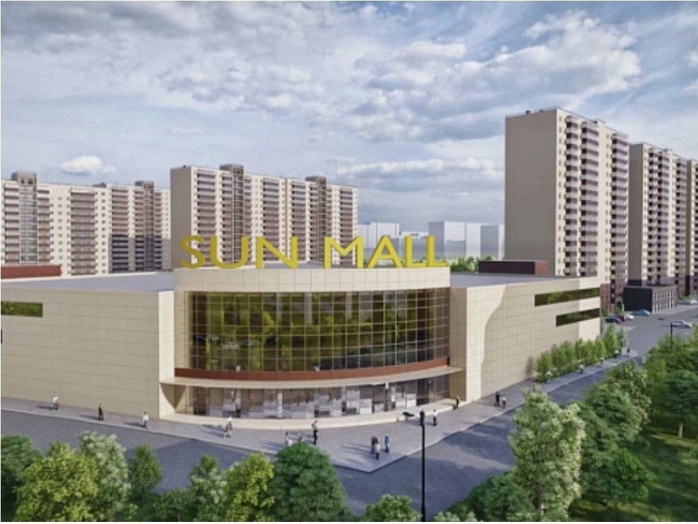 В красноярском микрорайоне Солнечный построят торгово развлекательный центр Общая площадь будущего здания 12 8 тыс м² Внутри кроме торговых и развлекательных площадей планируют разместить библиотеку на 60 тыс книг Рядом обустроят стоянку на 330 машин Сроки строительства с 2025 го по 2032 год  РСТЦ строительство трц