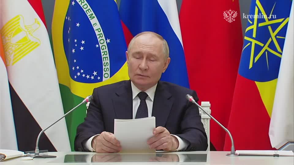 Путин подчеркивает важность сотрудничества стран БРИКС в различных сферах