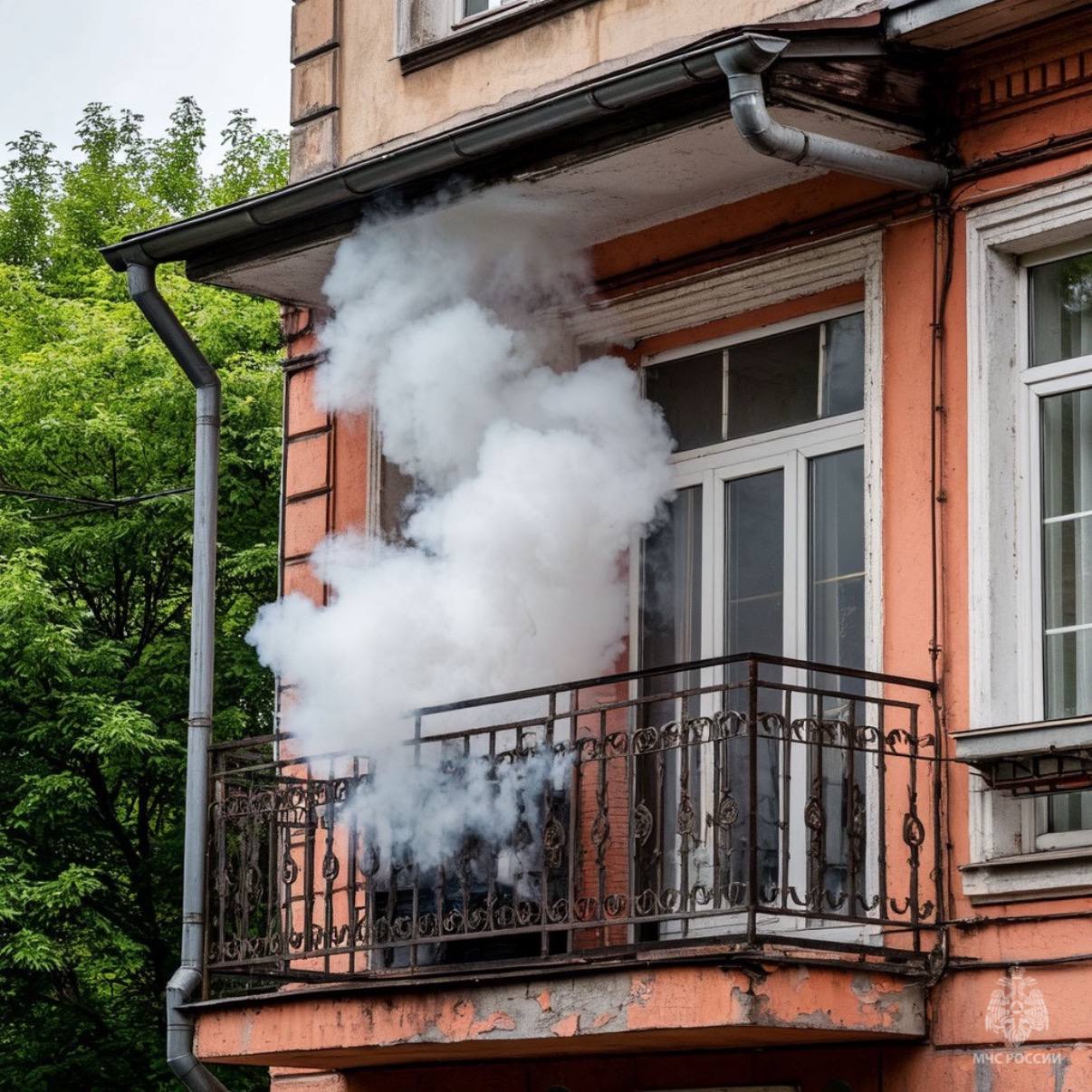 Огнеборцы ликвидировали возгорание в Южно-Сахалинске Сообщение о возгорании в многоквартирном жилом доме на улице Южно-Сахалинская поступило в 09:40. Огнеборцы прибыли через 5 минут - шёл дым с балкона на первом этаже. В 09:50 пожар локализован на квадратном метре, в 10:09 - ликвидирован. На месте работали 15 сотрудников и 3 единицы техники МЧС России. Никто не пострадал. Фото для иллюстрации, создано нейросетью