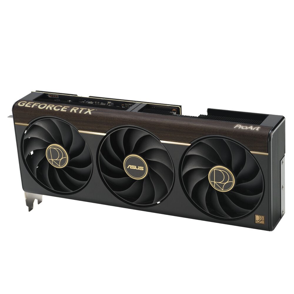 ASUS представила деревянную RTX 5080 ASUS анонсировала RTX 5080 ProArt отличительной чертой которой стала декоративная деревянная вставка Стоимость новинки лишь на 50 евро ниже чем у топовой RTX 5080 Noctua Edition 1600 евро При этом последняя обладает одной из самых массивных и эффективных систем охлаждения на рынке ProArt же предлагает только уникальный премиальный дизайн с ламинированным деревянным покрытием RTX 5070 Ti ProArt в деревянном исполнении стоит 1179 евро на 800 евро дороже обычной версии