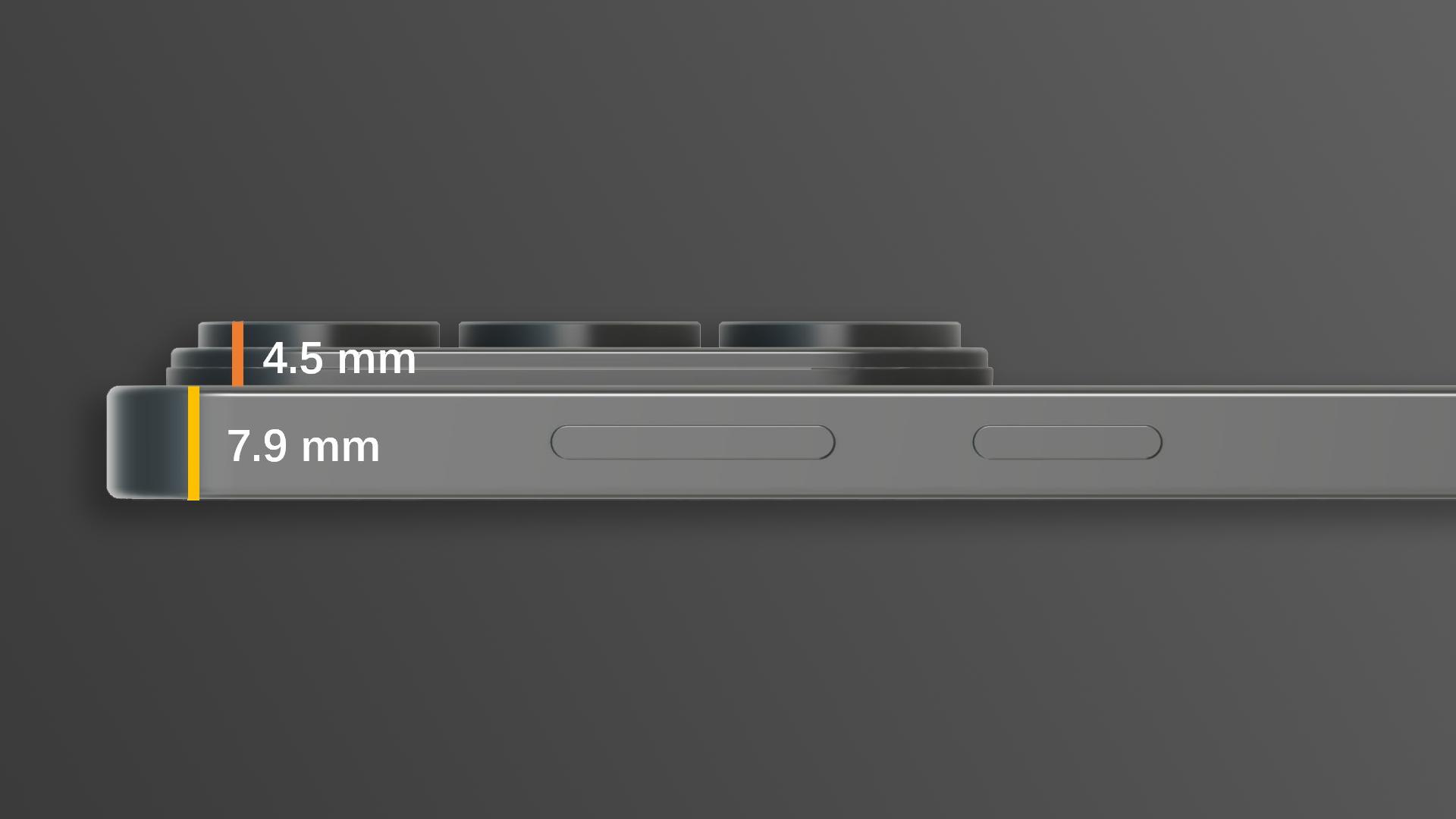 Welcome back Galaxy S4 Zoom Galaxy S26 Ultra должен получить увеличенный выступ камеры как у Z Fold 7 Таким инсайдом поделился Ice Universe По его словам такое решение обосновано уменьшенной толщиной флагмана Толщина S26 Ultra должна составить 7 9 мм Однако с учётом выступа камеры в 4 5 мм толщина флагмана в самом толстом месте составит 12 4 мм больше чем у S25 Ultra 10 6 мм Больших изменений по части самой камеры инсайдер пока не ожидает Телевик должен остаться тем же rozetked me news 41438