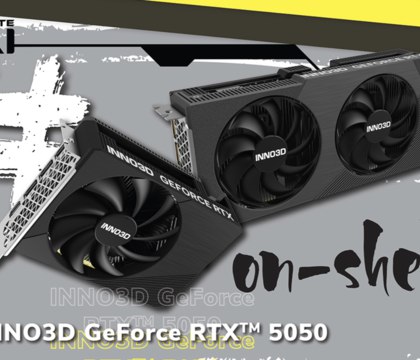 «Народная» видеокарта GeForce RTX 5050 поступила в продажу — однако обзоров по-прежнему нет Сегодня стартовали официальные продажи графического адаптера начального уровня GeForce RTX 5050. Первой о появлении карты заявила компании INNO3D. Речь идет сразу о трех моделях: INNO3D GeForce RTX 5050 Twin X2, INNO3D GeForce RTX 5050 Twin X2 OC с заводским разгоном и INNO3D GeForce RTX 5050 Compact. Читать далее