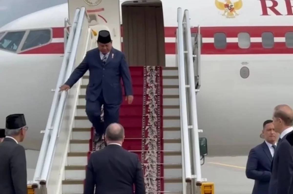 Президент Индонезии Субианто прибыл в Санкт-Петербург для участия в ПМЭФ — ТАСС Как рассказали агентству в индонезийском посольстве в России, в представительную делегацию входят министр-координатор по вопросам продовольствия Зулкифли Хасан, глава МИД Сугионо, министр энергетики и минресурсов Бахлил Лахадалия, министр высшего образования, науки и технологий Брайн Юлиарто, а также министр сельского хозяйства Анди Амран Сулейман. Фото: ТАСС