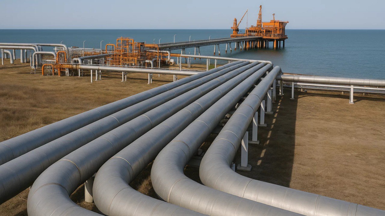Отгрузку нефти по КТК увеличат до миллиарда тонн Объём прокачки нефти в том числе казахстанской по трубопроводу КТК планируют увеличить до миллиарда тонн. Эти перспективы 26 мая обсудили премьер-министр Олжас Бектенов и глава консорциума Николай Горбань. В кабмине рассказали, что Бектенов и Горбань обсудили сотрудничество в сфере транспортировки нефти, реализацию инвестпроектов и модернизацию трубопровода Тенгиз — Новороссийск. Горбань напомнил, что на станции «Кропоткинская», повреждённой в результате атаки украинских дронов, завершили ремонт. Также в рамках сотрудничества КТК и АО «КазТрансОйл» построили и подключили участок между трубопроводом и станцией имени Касымова. В планах — масштабное увеличение объёма прокачки. «Есть техническая возможность увеличить объём перекачки с 67 до 81,5 млн тонн в год, в том числе по казахстанскому участку с 53,7 до 72,5 млн тонн в год. В результате реализации проекта устранения узких мест нефтепровода КТК в октябре 2025 года планируется довести объём отгрузки нефти до миллиарда тонн», — говорится в сообщении пресс-службы. На встрече обсудили и социальные обязательства консорциума. В 2024 году КТК направил 4,4 млрд тенге на соцпроекты в РК, в том числе на строительство школы в Атырау. В 2025-м консорциум планирует инвестировать в развитие образовательных и медицинских объектов. Выше мы писали, что проблемы с причальными устройствами на объектах трубопроводного консорциума не повлияли на экспорт казахстанской нефти с Тенгиза. • Иллюстрация: нейросеть DALL-E.