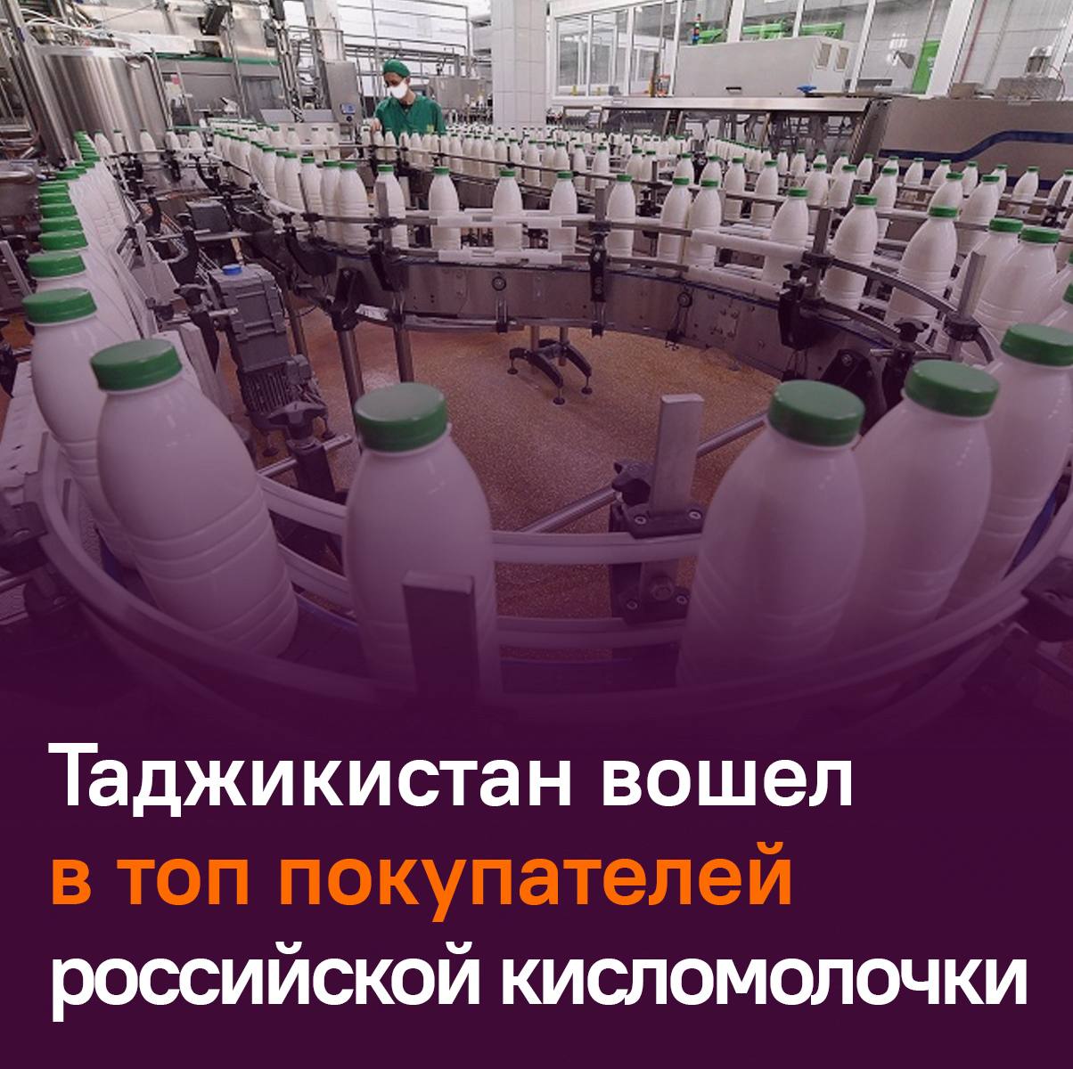 Таджикистан закупил у РФ кисломолочную продукцию на 12 млн сообщает Агроэкспорт Республика вошла в число крупнейших импортеров российской продукции наряду с Казахстаном Беларусью Узбекистаном и Азербайджаном При этот самыми востребованными в РТ стали йогурт кефир и пахта В целом РФ экспортировала в прошлом году рекордное количество продукции порядка 74 тыс тонн на более 117 млн Читать SputnikТj в MAX