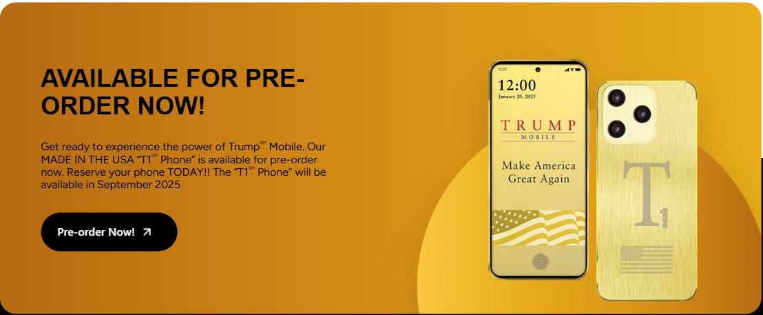Trump Organization больше не обещает, что смартфон Трампа будет сделан в США – The Verge Trump Organization, представившая смартфон T1 ранее в этом месяце, убрала с сайта Trump Mobile все упоминания о том, что гаджет будет произведен в США. Ранее на главной странице был баннер с надписью «MADE IN THE USA», однако теперь от него остались фразы «Designed with American values», «American hands behind every device», «Proudly American» и «American-Proud Design», которые не указывают прямо на страну производства. Кроме того, у T1 изменились характеристики – 6,78-дюймовый AMOLED-экран уменьшился до 6,25 дюймов, а ранее заявленные 12 ГБ оперативной памяти теперь вовсе не указаны. Издание The Verge предполагает, что Trump Organization, вероятно, сменила поставщика для T1, что является еще одной причиной для сомнений в том, что этот смартфон настоящий. #технологии #политика Больше новостей США здесь. Подписывайся!