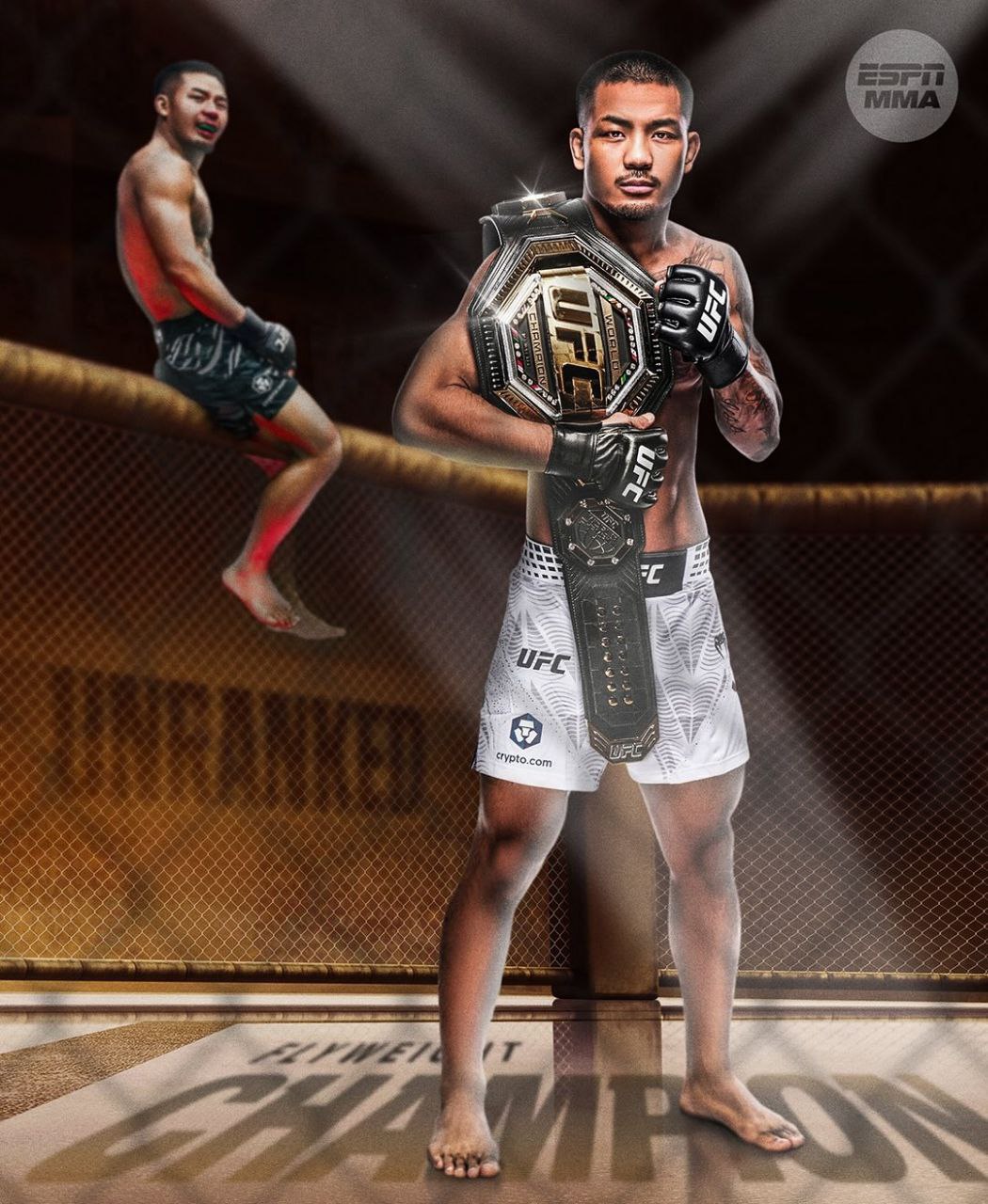 Джошуа Ван вошёл в историю сразу по нескольким пунктам стал первым чемпионом рожденным в 2000 х стал первым мужчиной чемпионом UFC азиатского происхождения и рождённым в Азии обошел Альдо и стал вторым в списке самых молодых чемпионов в истории организации 24 года 57 дней