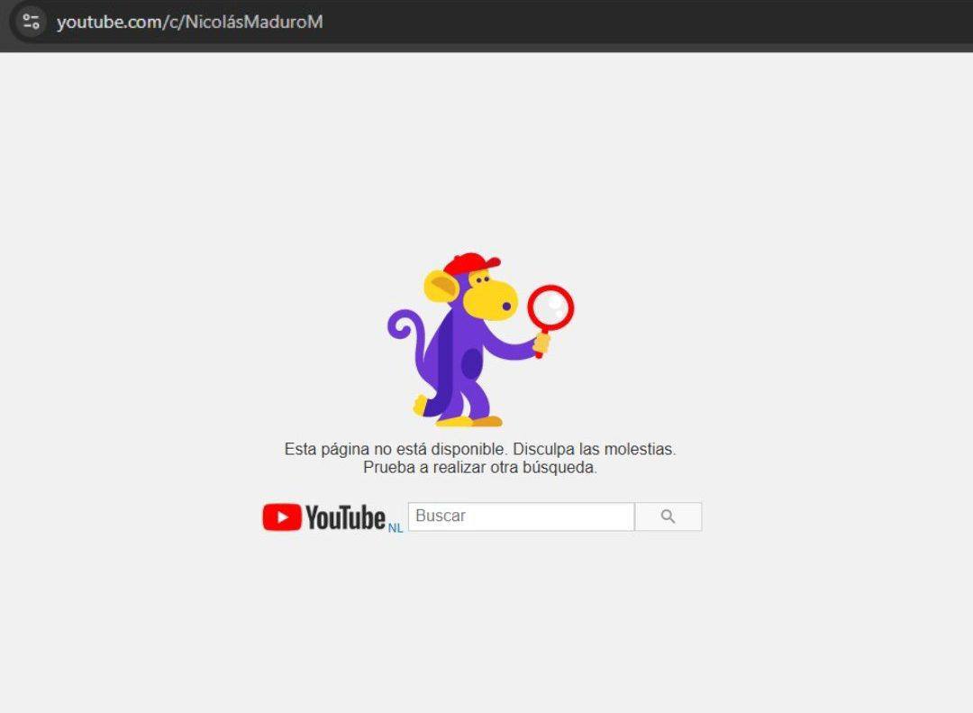 YouTube удалил канал президента Венесуэлы Николаса Мадуро без объяснения причин На аккаунт было подписано около 230 000 человек президент использовал его почти ежедневно Там были трансляции рабочих будней заявления для СМИ и прочие выступления