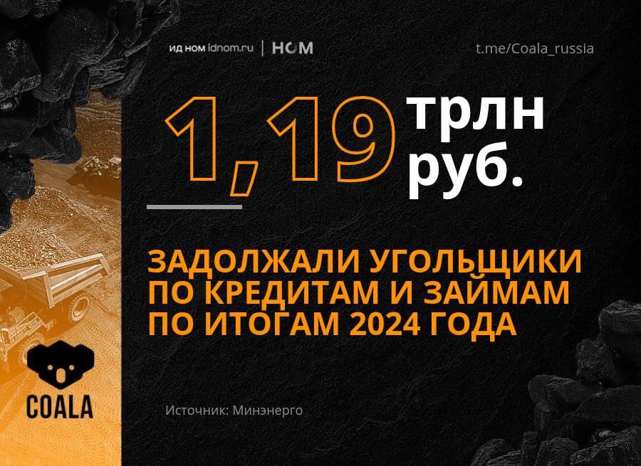 Замминистра энергетики Дмитрий Исламов раскрыл детали по тому, как будут реализовываться меры поддержки отрасли. • Первые итоги по эффективности мер будут подводить по итогам II квартала. Если ситуация не будет улучшаться, то будут приняты новые общие и адресные меры. • Подкомиссия уже рассматривает адресные меры поддержки 17 неназванным угольным компаниям. 30 компаний из т.н. "красной зоны" также направляют документы на рассмотрение. Отдельно по реструктуризации задолженности: в Минэнерго подтвердили, что требования к угольщикам будут временно снижены. Ранее ЦБ рекомендовал давать послабления компаниям, если качество обслуживания долга у них оценивается как хорошее или среднее, и при этом у компании есть план по снижению долговых показателей. Горизонт планирования, по словам зампреда ЦБ и члена подкомиссии Ольги Поляковой, – два-три года. Если банки примут решение о реструктуризации кредитов, ЦБ не станет требовать увеличения резервов по таким заемщикам, но проследит за ходом восстановления их финансового положения в рамках утвержденной модели. По оценке Минэнерго, по итогам 2025 года без мер поддержки со стороны государства задолженность угольных компаний могла бы достигнуть 1,5 трлн руб. Coala