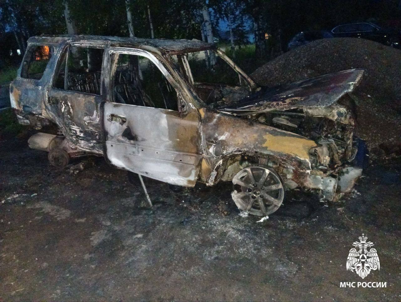 Ремонт автомобиля обернулся пожаром в Удмуртии Инцидент произошел вчера вечером на ул. Колхозная в Воткинске. «Хозяин автомобиля Honda CR-V на улице проводил сварку кузова, в результате чего произошло возгорание салона транспортного средства. Пожар заметили прохожие. Они сообщили владельцу и вызвали огнеборцев. Мужчина попытался самостоятельно потушить возгорание водой, но у него не получилось», - рассказал дознаватель МЧС России Александр Шергин. Пострадавших нет. В результате сгорел автомобиль на 8 м². Причина - несоблюдение правил пожарной безопасности при проведении электрогазосварочных работ. Не забывай! проводить электрогазосварочные работы нужно осторожно! От любой искры может моментально вспыхнуть пожар. Держи наготове огнетушитель.