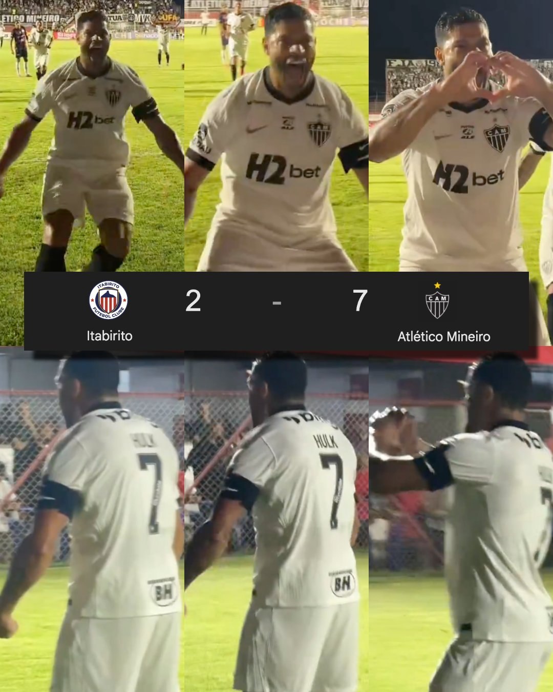 39 летний Халк продолжает крушить легенда забил со штрафного с 35 метров и оформил хет трик Бразилец помог Атлетико Минейро разгромить Итабирито 7 2 а этот хет трик стал для него первым за пять лет в клубе