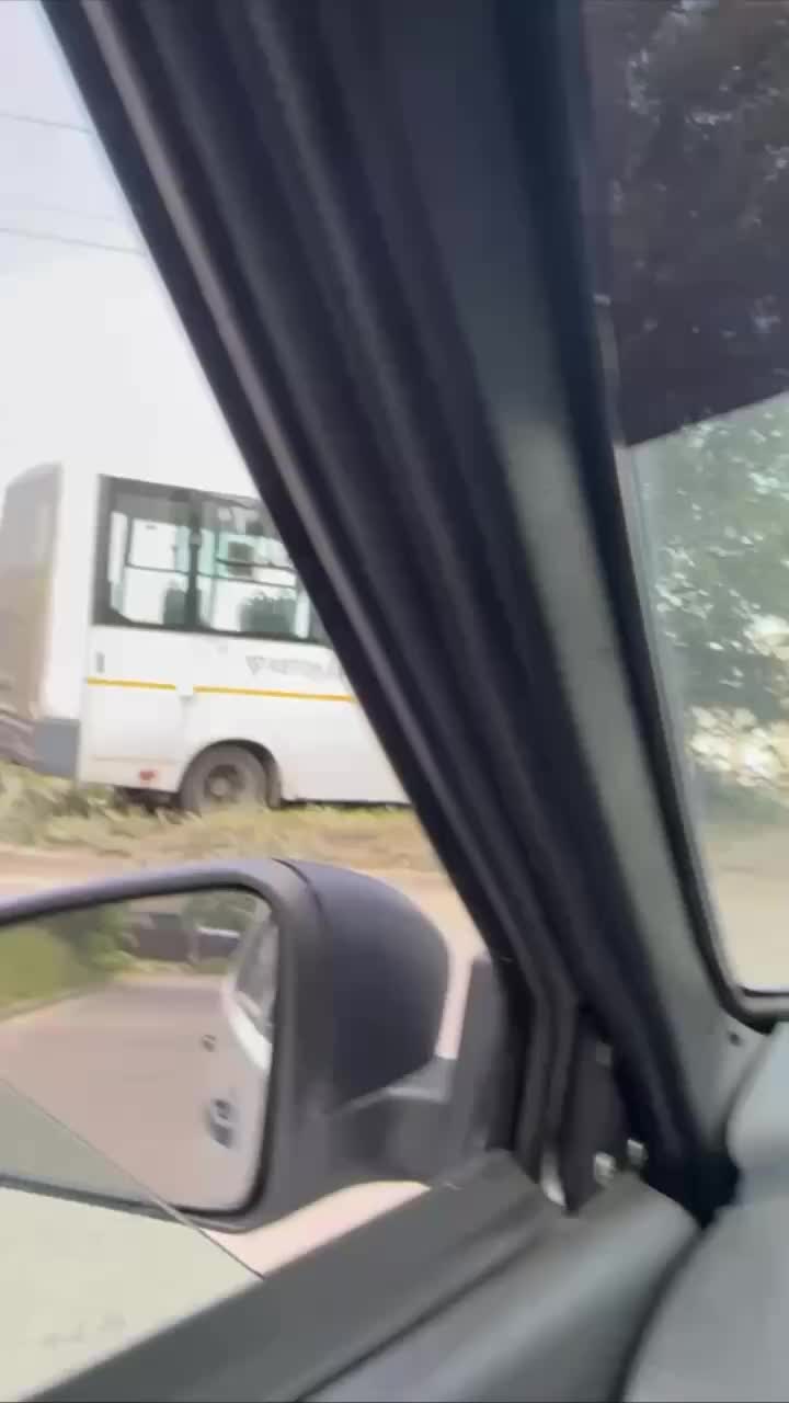 В Отрожке маршрутка столкнулась с деревом, водитель предположительно был нетрезв