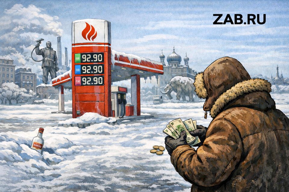 Бензин в Забайкалье всё тяжелее налить всё труднее платить Средняя зарплата в крае позволяет купить 1165 литров АИ 92 и это лишь 31 е место в России При цене 72 68 рубля за литр забайкальцы в середине рейтинга доступности топлива Росстат рассказывает о росте доходов а на заправках водители вздыхают каждый литр будто весит больше Полный бак лёгковушки обходится в 3 4 тысячи и это уже ощутимый удар по семейному бюджету Пока соседи в Амурской области держатся чуть выше а Бурятия откатилась ниже Забайкалье по прежнему буксует в середняках Почему бензин дорожает быстрее зарплат читайте на ZAB RU