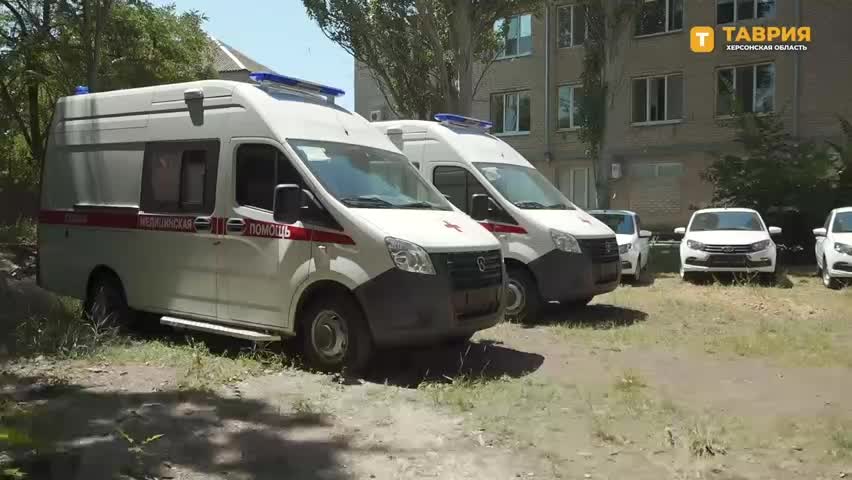 В Херсонскую область поступили первые бронированные автомобили скорой помощи
