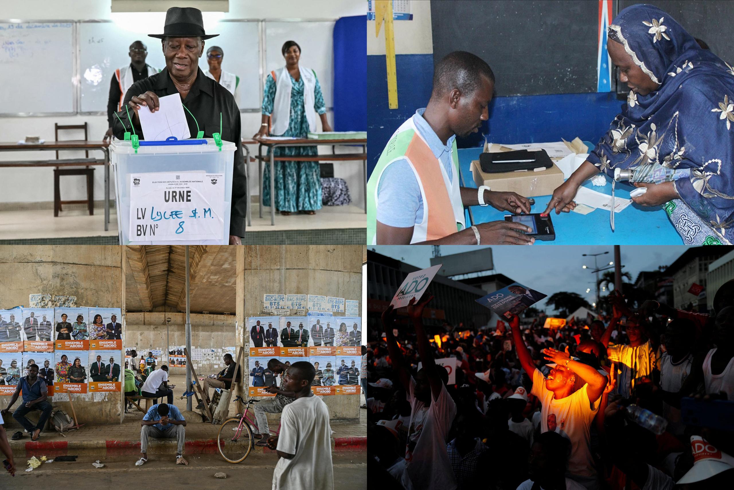 Статус кво длиной в 15 лет обзор парламентских выборов в Кот д Ивуар 27 декабря в Кот д Ивуар спустя 2 месяца после президентских выборов на которых 83 летний президент Алассан Уаттара после 15 лет правления был переизбран на 4 й срок с 89 77 голосов прошли парламентские выборы главная интрига которых состоит в том сможет ли оппозиция лишить правящую партию абсолютного большинства сделав Национальную Ассамблею самостоятельным центром принятия решений Контекст Страна подошла к голосованию в условиях высокой политической поляризации вызванной итогами президентских выборов 25 октября 2025 года которые оппозиция резко раскритиковала за административное давление и якобы имевшее место махинации В этих условиях правящая партия Объединение уфуэтистов за демократию и мир RHDP стремится не просто удержать большинство но и закрепить итоги выборов главы государства Большая часть оппозиции решила сменить тактику и отказалась от бойкота выборов как это делалось в 2020 году и воспользоваться сложной экономической ситуацией кризис в секторе производства какао основной статьи экспорта страны привел к падению доходов фермеров а рост инфляции ударил по городскому среднему классу В свою очередь лидер главной оппозиционной силы Демократической партии Кот д Ивуар PDCI и экс глава Credit Suisse Тиджан Тиам вынужденный сбежать из за давления силовых органов в Париж назвал выборы последним шансом спасти демократию Примечательны 2 момента во первых дата выборов была назначена всего за 4 дня до истечения полномочий текущего созыва парламента Во вторых феноменально короткая предвыборная кампания длившаяся с 19 по 26 декабря сопровождалась обвинениями и скандалами так PDCI обвинила RHDP в скупке персональных данных избирателей а также заявила о пропаже почти 25 тыс карточек избирателей в округе Порт Буэ Избирательная система Выборы 255 местной Национальной Ассамблеи проходят по смешанной системе 169 депутатов избираются в одномандатных округах по системе простого большинства 86 депутатов избираются в 36 многомандатных округах где список набравший простое большинство голосов получает все места Число избирателей и явка Всего в списки был внесен 8 727 431 избиратель Ожидается что в связи с мобилизацией протестного электората прежде всего в крупных городских агломерациях явка составит около 50 Партии и кандидаты Для участия в выборах было зарегистрировано 1 370 пар кандидатов и 7 политических партий однако основными фаворитами являлись RHDP и PDCI RDA Правящая RHDP 165 мандатов в уходящем созыве смогла мобилизовать свой ядерный электорат и выставила кандидатов во всех округах а списки возглавили ключевые политики страны премьер министр Робер Бегре Мамбе спикер Национальной Ассамблеи Адама Биктого и младший брат президента министр обороны Тене Бирахима Уаттара Однако накануне выборов из за отказа руководства партии поддержать выдвижение ряда действующих политиков не менее 185 членов RHDP покинули партию и выдвинулись как независимые В свою очередь оппозиция не смогла консолидироваться накануне голосования PDCI RDA 64 мандатов попытается удержать статус главной оппозиционной партии в то время как отказ от участия в выборах Африканской народной партией PPA CI экс президента Лорана Гбагбо дает шансы небольшим оппозиционным политическим силам ADCI MGC FPI COJEP Прогнозы С большой вероятностью RHDP сохранит абсолютное большинство в парламенте на это работает и инерция президентской кампании и бойкот выборов со стороны PPA CI что сведет на нет тактическое протестное голосование в оппозиционных регионах на юге и западе страны Однако главный риск для монолитности RHDP связан не с маловероятными успехами оппозиции а с внутренней фрондой которая может привести к потере мест в конкурентных округах Абиджана и центральных регионах пояса какао Не менее остро будет стоять вопрос признания выборов легитимными после объявления предварительных результатов 28 30 декабря на фоне уже выявленных электоральных проблем выборывмире