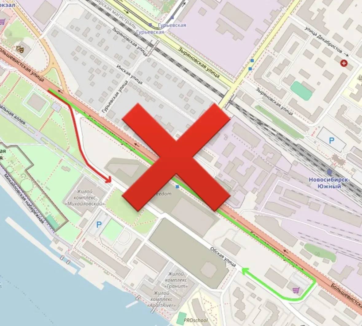 В мэрии Новосибирска решили приостановить процесс введения одностороннего движения транспорта на улице Обской ранее чиновники объясняли принятое решение повышением безопасности проезда по улице Власти сообщили что пока не намерены вводить одностороннее движение на участке от дома Добролюбова 4 до Большевистской Поводом для отмены перехода стали многочисленные обращения местных жителей Наконец то